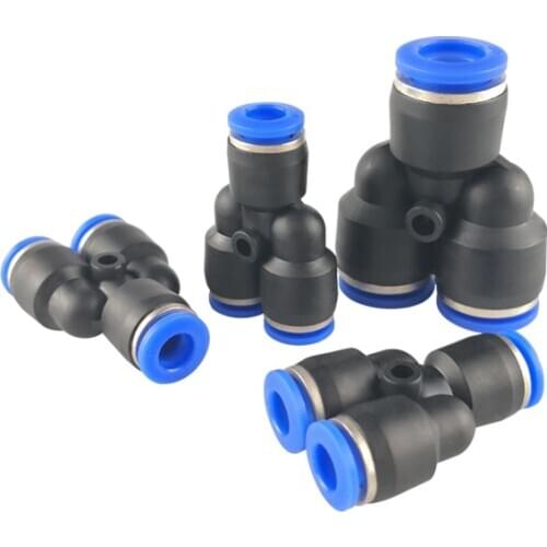 Aerops 12 to 10 to 8 to 6mm PU Water Pipe Changing Pneumatic Connector Adapter for Agriculture Drone Pesticide Spraying