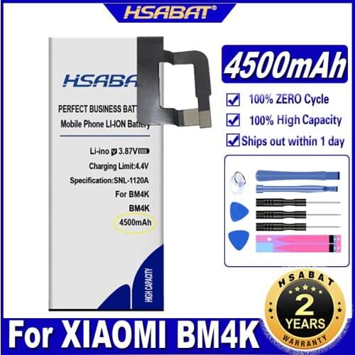 HSABAT BM4K 4500mAh Battery for Xiaomi Mix Alpha Batteries