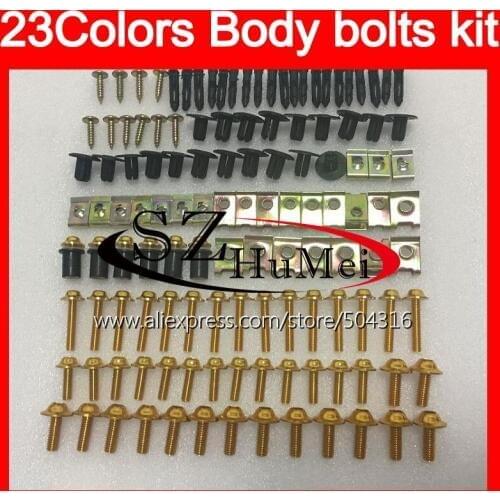 Fairing bolts full screw kit For HONDA VFR800 07 08 09 10 12 VFR 800 VFR800RR 2007 2008 2009 11 2012 Windscreen bolt screws Nuts