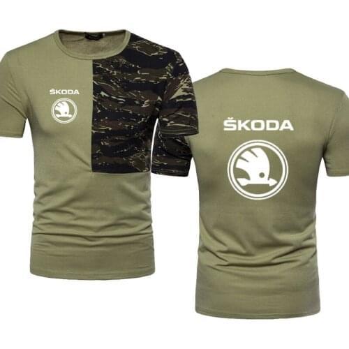 BOOCRE Mens Camouflage T-Shirts