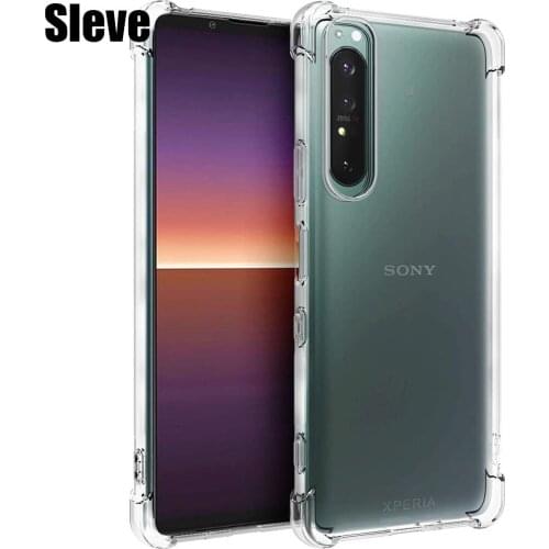 Case For Sony Xperia 1 iii 2021 Reinforced Corners Shockproof Soft TPU Airbag Cover For Sony Xperia 10 iii 2021 5 L1 L2 L3 L4