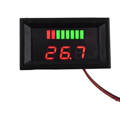 12V-60V electric vehicle battery battery fuel gauge display DC digital display lithium battery vehicle voltmeter