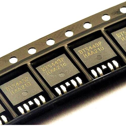 Intelligent Power Switch BTS443P SMD transistor large chip board car computer chip common vulnerability