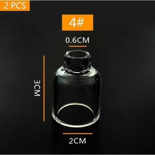 2/5 PCS TIG Welding Torch Stubby Gas Lens#4 Pyrex Glass Set For WP-9/17/18/20/26 Is Easy To Assemble And Use Quartz glass cover