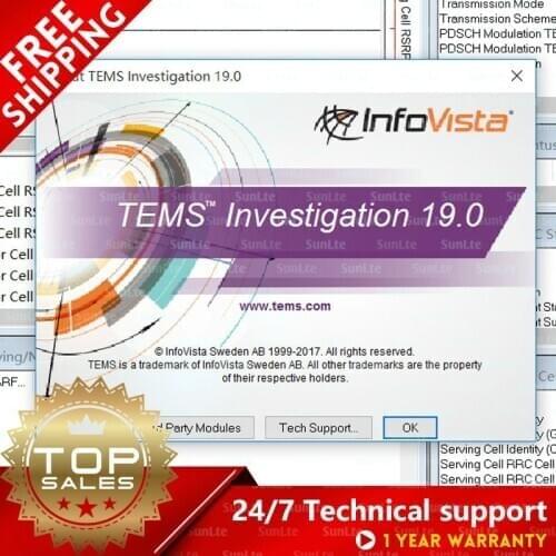 Tems Investigation 17 18 19 GLS license FREE upgrade & transfer & Tech service