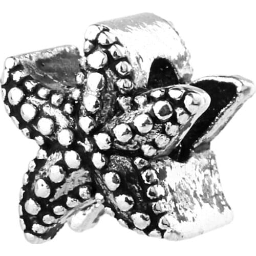Cute Starfish Shaped Elegant BeadsTrendy Gift Jewelry Fit Womens DIY Bracelets Charm Bead