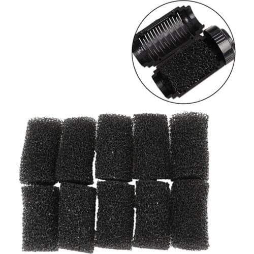 10pcs mini Filter Sponges for small filter pump, pond filter sponges Dia2x4cm pump accessories for aquarium fish tank filtering