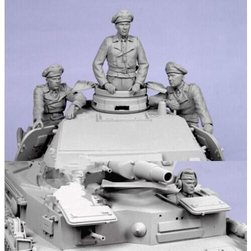 1:35 Resin Figure Model Kit Unassambled Unpainted 4 FIGURES //T113