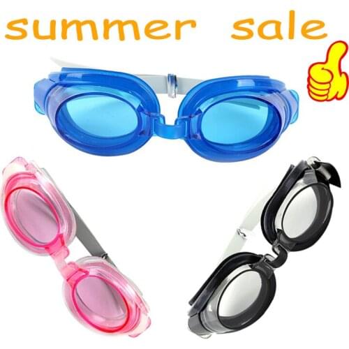 Swimming Glasses Children Waterproof Goggles Set UV Protection Wide View Eyewear With Nose Clip Ear Plug Swim Accessories