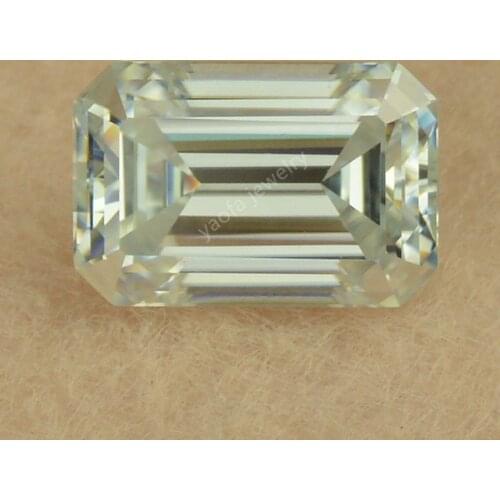 5A Quality D White Moissanites OTC Octangle Emerald Shape Cut And Baguette Shape Sic Material Loose Stone Synthetic Diamond