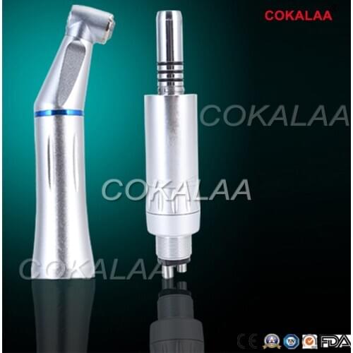 E type Air motor generator Dental Inner Water Spray Low Speed Handpiece Contra Angle Handpiece M4 B2