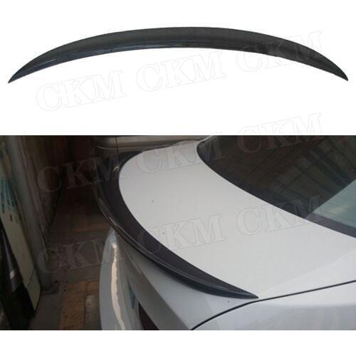 Carbon Fiber Rear Spoiler Trunk Boot Tuning Wing For BMW 3 Series E90 350i 325i 2005 - 2012 P Style FRP Duck Spoiler