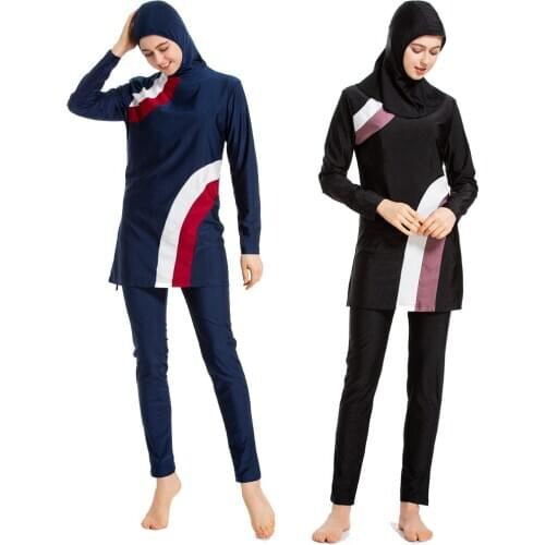 2019 New swimsuit for women conservative swimsuit for women beach swimsuit for muslims