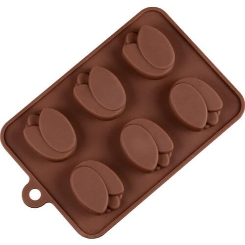 6 Cavity Tulip Silicone Cake Mold for Chocolate Mousse Jelly Pudding Ice Cream Dessert Bread Pastry Bakeware Decorating Tools