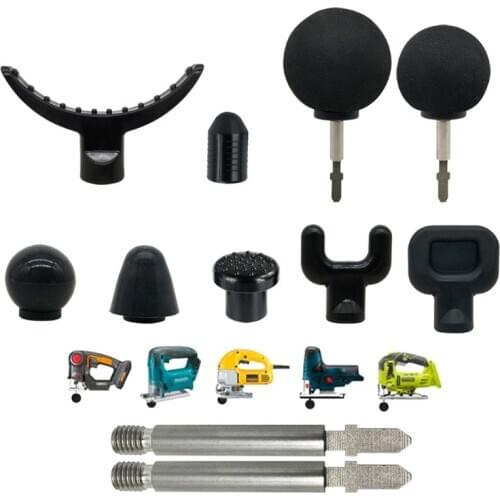 2020 New 6Pcs Body Percussion Replacement Head Set Muscle Deep Vibration Relaxation Bits