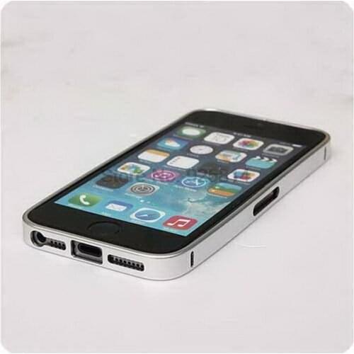 By dhl or ems 100 pieces Slim Aluminum Frame Buckle Bumper Metal Ultra Skin For Apple For iPhone 4 4S Bag Protector Case Cover
