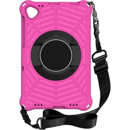 For Lenovo M10 Plus X606F 10.3 Inch Case with Shoulder Strap 360 degree Rotating Stand Drop Proof Case