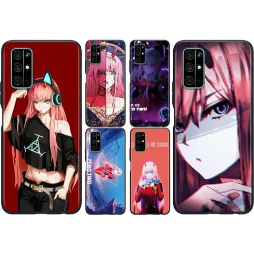 Zero Two Darling In The FranXX For Huawei Honor 50 SE V30 View 20 V20 30i 30S 30 20S 20E 20i 20 Lite Pro Plus Phone Case