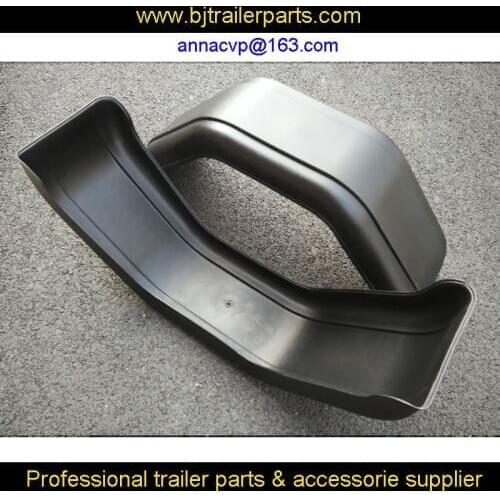 CVP 100PAIR trailer plastic mudguards,trailer fenders, black plastic, trailer parts, trailer accessories 13" 14"