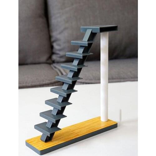 1:12 Childrens Doll House Simulation Staircase Models Toy Villa Building Model DIY Prtented Play House Toys Accessories