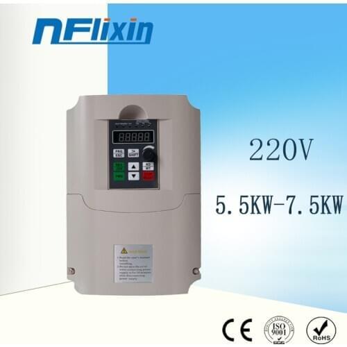 For Russian CE 220v 7.5kw 1 phase input and 220v 3 phase output frequency converter FOR ac motor drive/ VSD/ VFD/Inverter