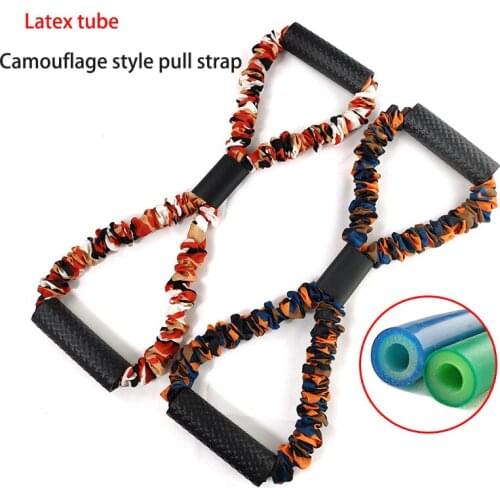 Resistance Band 8 Word Fitness Chest Expander Yoga Pull Fitness Elastic Band Fitness Equipment Expander Workout Gym Exercise