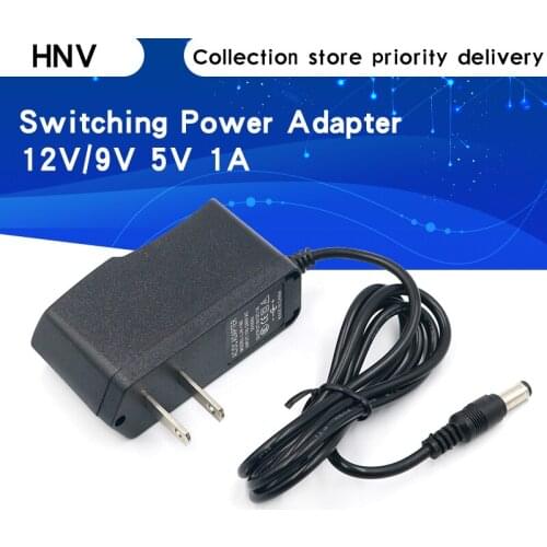 EU Switching power supply 12V 9V 5V /1A switching power supply power adapter light type