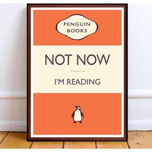 Book Lovers Art Print Reading Gift Humour Poster Canvas Painting Wall Pictures For Nordic Living Room Home Decor No Frame