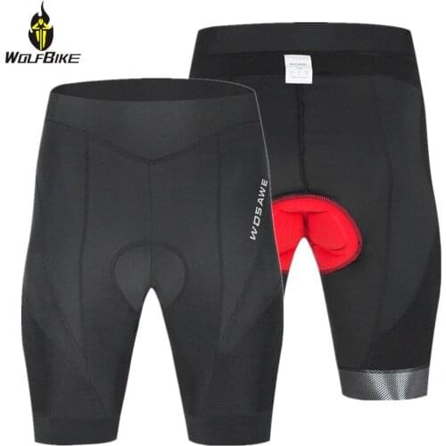 WOLFBIKE Mens Cycling Shorts Breathable Gel Padded Baggy Tight Mountain Road Bike Bicycle Sports Wear MTB Non-slip Bottom Short