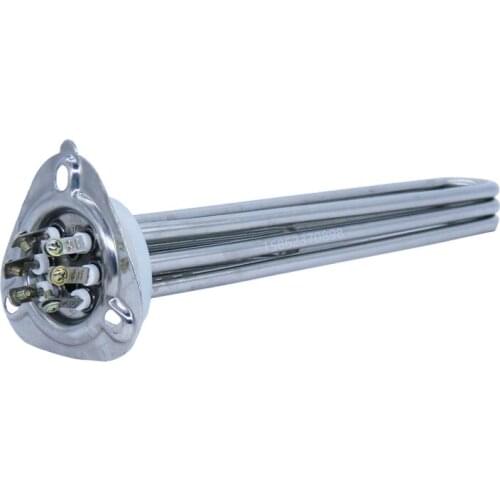 Water heater heating element tube electric heating tube heater accessories stainless steel 220v 380v 6kw 9kw 12kw