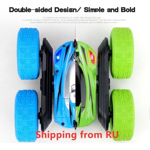 RC stunt Car High Speed 360 Rotation Doubled-sided RC Stunt car Truck Rock Crawler Roll Toys Gift for Boys Girls