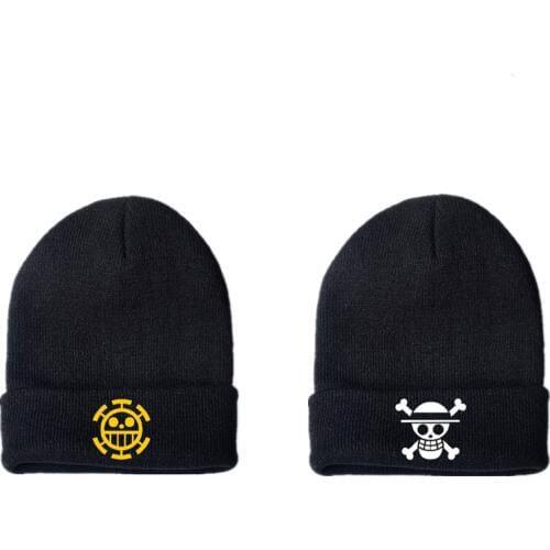 Knitted Hip hop One Piece THOUSAND SUNNY Hat model Collection Monkey D. Luffy collect Roronoa Zoro Keep warm Cap Kid Gift Toys