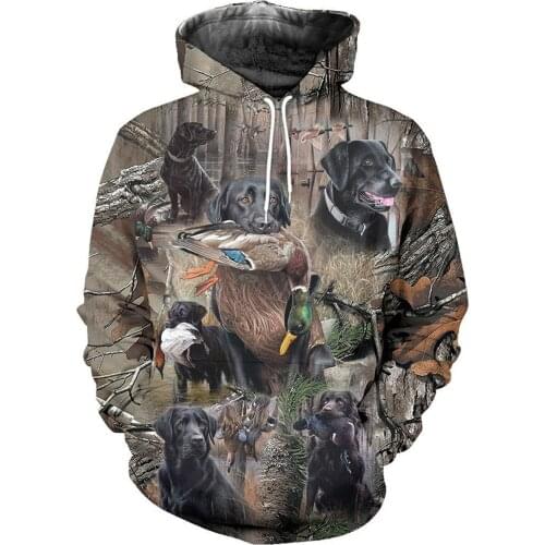 All Over Printed Labrador Retriever Hunting Dog Men Hoodie 3D Harajuku Sweatshirt Unisex Casual Pullover hoodies Sudadera Hombre