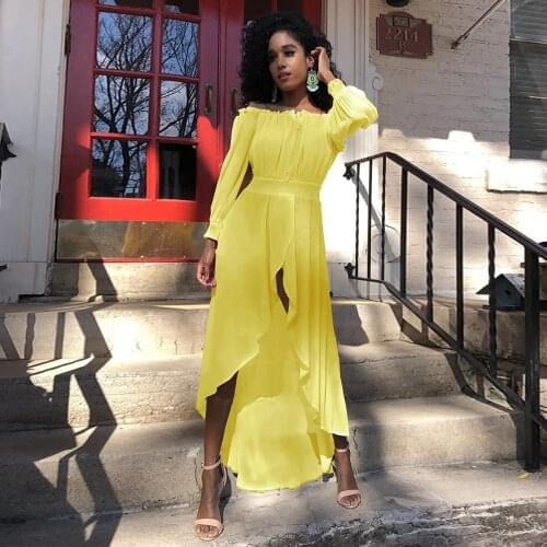 ZJFZML ZZ Summer Chiffon Dresses