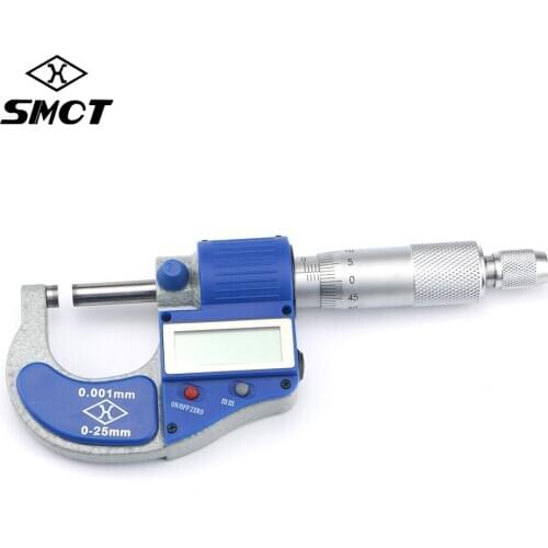0-25mm 25-50mm 50-75mm 0.001mm SMCT digital Micrometer measure cnc tool
