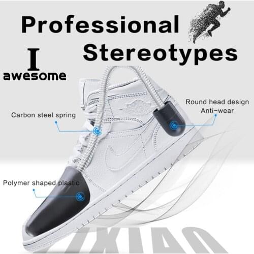 1 Pairs Household Plastic Shoes Holder Stretcher Shaper Adjustable Length Shoe Trees Support Prevent Deformation Wrinkle Crease