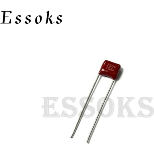 20PCS 250V103J 0.01UF Pitch 5mm 10NF 250V 103 103J CBB Polypropylene film capacitor