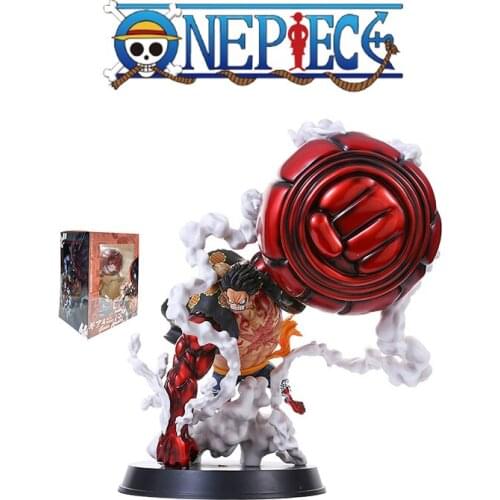 25cm Super Cartoon Character Model Pvc Classic Action Modeling Monkey D. Luffy Super Fist Mens Collection Gift Boy Toys