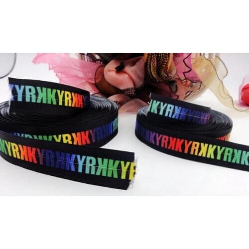 3# 5# New Design Fashion Nylon Waterproof Letter Zippers 5M+5pcs SlidersTailor Diy Sewing Clothes Outdoor Sports Zippers