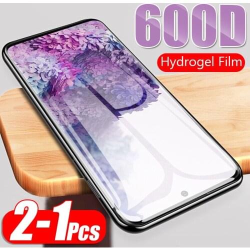5G Full Cover 600D Hydrogel Film For Samsung Galaxy S20 Ultra S10e S8 S9 Plus Note 9 10 Pro Screen Protector Not Glass