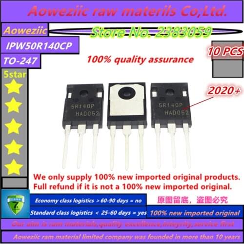 Aoweziic 100% new imported original 5R140P IPA50R140CP TO-220F CoolMOS Power Transistor