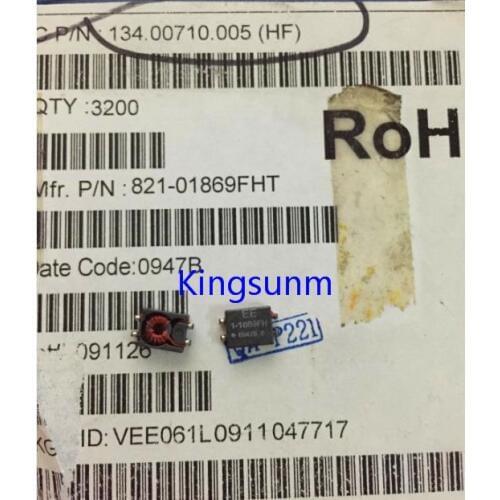 Free shipping 10pcs 821-01869FHT 60UH 1:1 micro Eltek digital audio isolation transformer