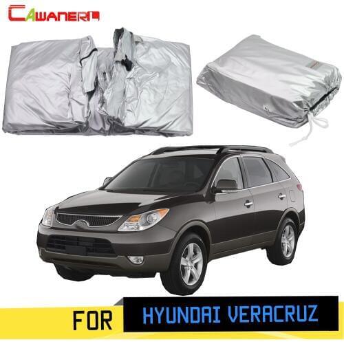 Cawanerl Full Car Cover Sun Shield Rain Snow Scratch Protection Windproof Cover For Hyundai Veracruz ix55 2006-2012