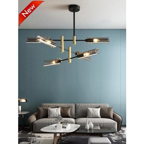Design are sitting room dining-room bedroom light luxury Nordic character postmodern web celebrity droplight rotation