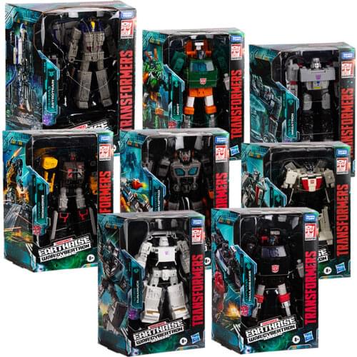 TAKARA TOMY Transformers Earthrise Action Figure Robot Collections Megatron Arcee Decepticon Airwave Fasttrack Trail Breaker