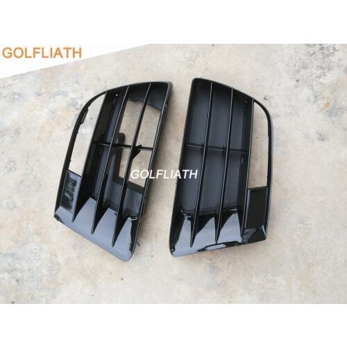 GOLFLIATH For Scirocco R front bumper side grille lower grill fog light grille fit for VW scirocco R bumper 2009-2014