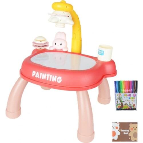 Art Projector Toy Imagination Ability Educational Tool Graffiti Children Student Projection Drawing Board