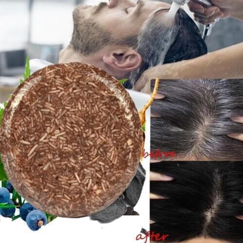 Ginger Polygonum Multiflorum Shampoo Soap Hair Darkening Nourishing Root Soap Oil Control Plant Essential Oil Soap Hair Care