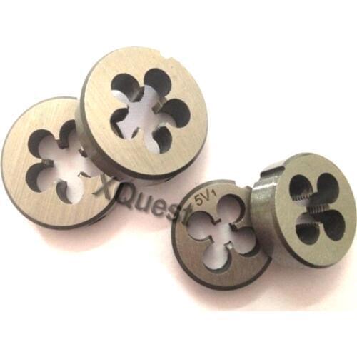 Schrader Tyre Valve Thread Die 5V1 5V2 6V1 8V1 8V2 Right Hand Cutting Tire valves Round Dies 9V1 10V1 11V1 12V1