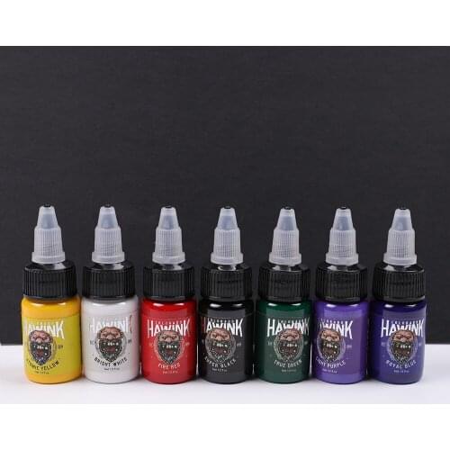 Hawink 1/2 OZ Colors Tattoo Ink Set TI203-15-7